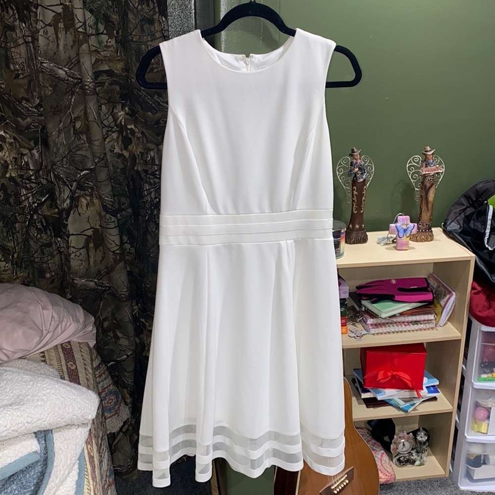 Calvin Klein White Dress